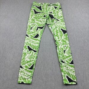 Alo Yoga Leggings Womens Small Green Airbrush Palm Springs 29" Yoga Athletic